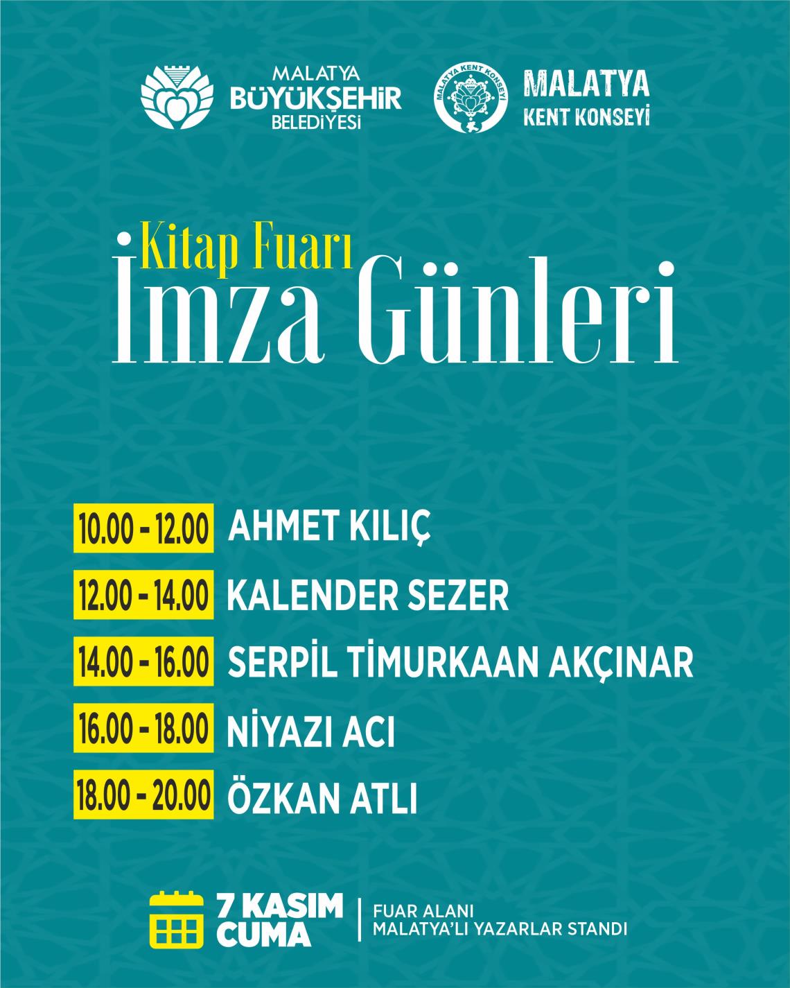 Kitap Fuarı İmza Günleri