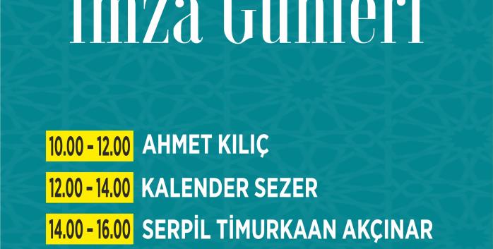 Kitap Fuarı İmza Günleri