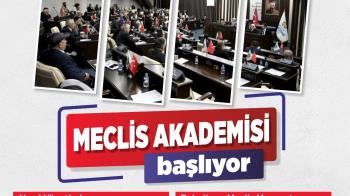 “MECLİS AKADEMİSİ” Başlıyor