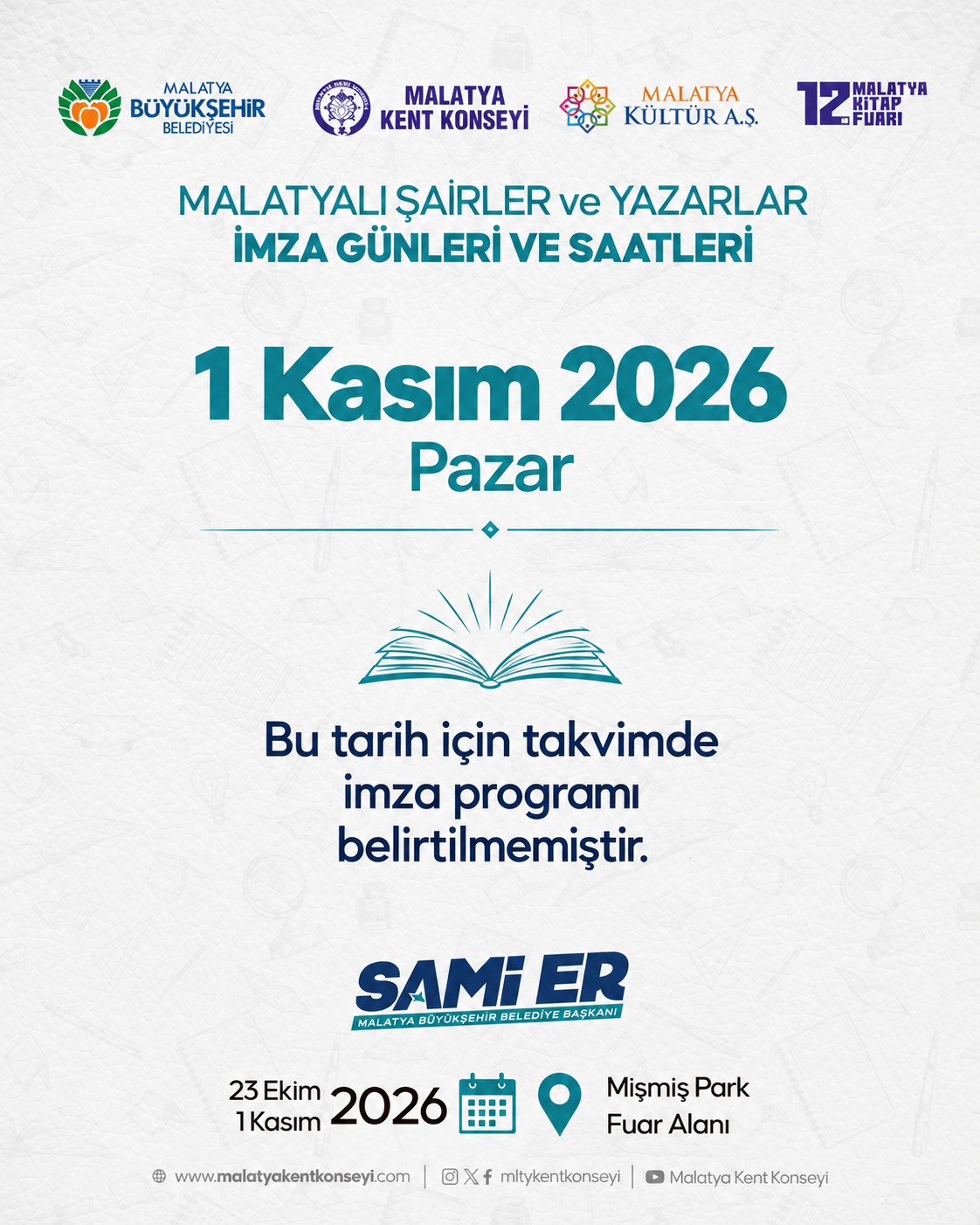 Malatyalı Şairler ve Yazarlar İmza Günleri - 10.Gün