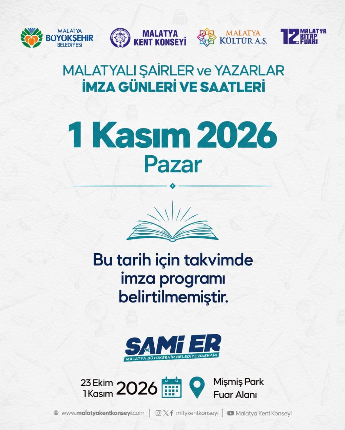 Malatyalı Şairler ve Yazarlar İmza Günleri - 10.Gün