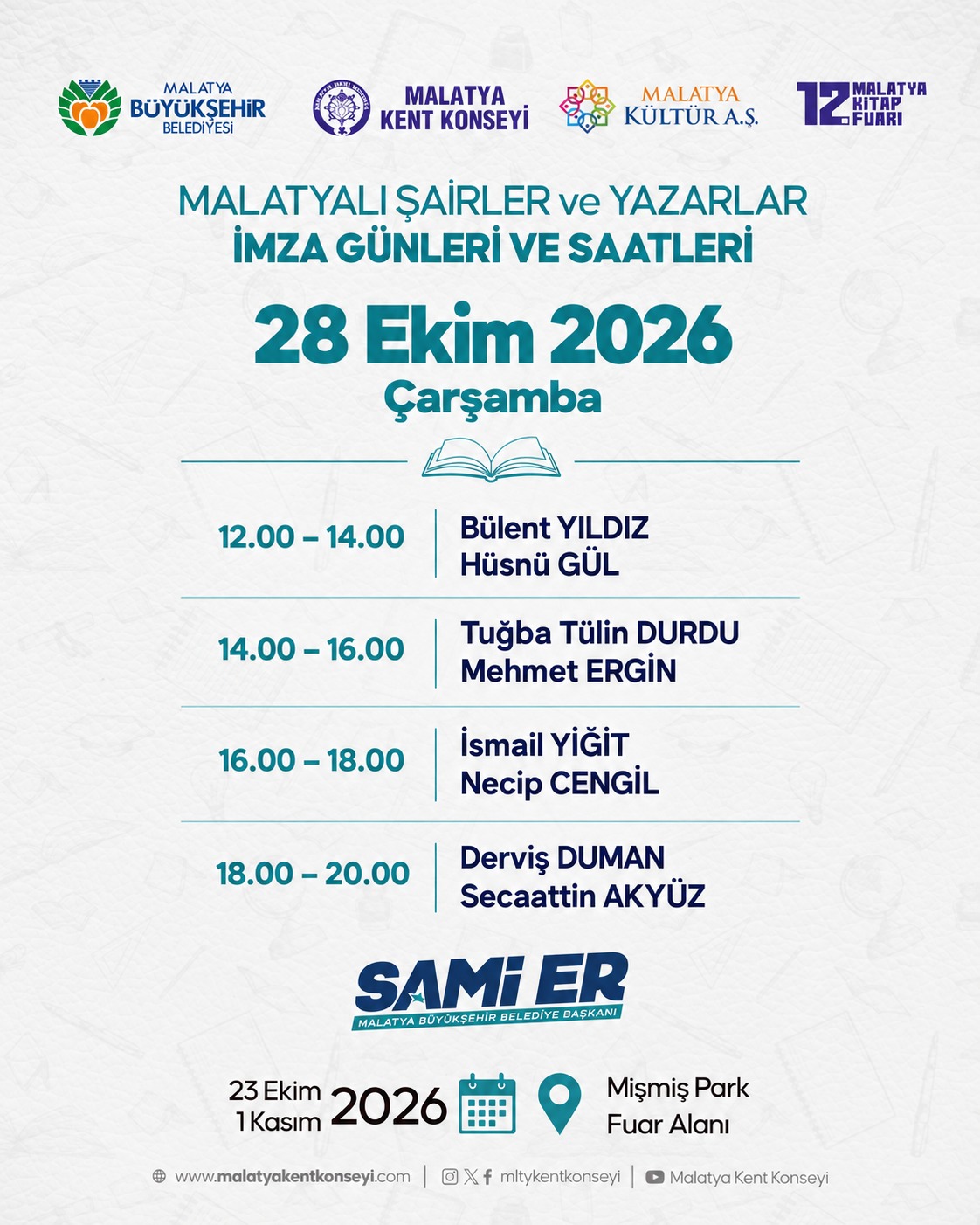 Malatyalı Şairler ve Yazarlar İmza Günleri - 6.Gün