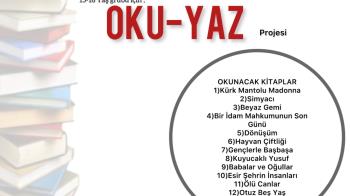 “Oku-Yaz” Projesi İle Kitap Serüveni Başlıyor