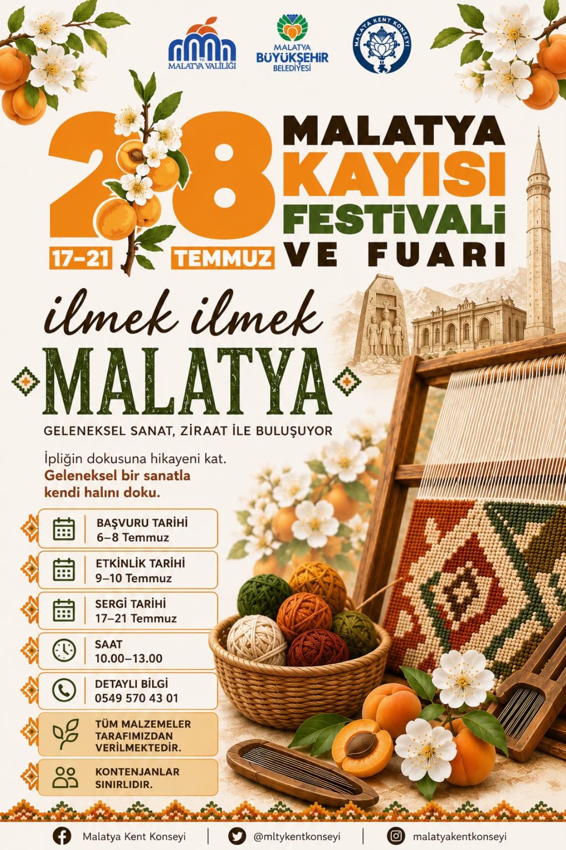 Kadınlar İlmek İlmek Malatya’yı Dokuyor: Geleneksel Sanat, Ziraat ile Buluşuyor