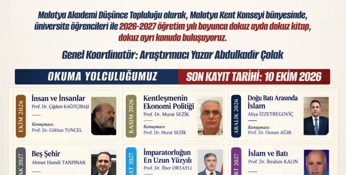 KİTABİYAT OKUMALARI BAŞLIYOR