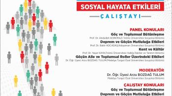 Malatya Kent Konseyi  “Deprem Nedenli Göçün Sosyal Hayata Etkileri” Çalıştayı Düzenliyor