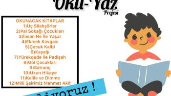 “Oku-Yaz” Projesi İle Kitap Serüveni Başlıyor