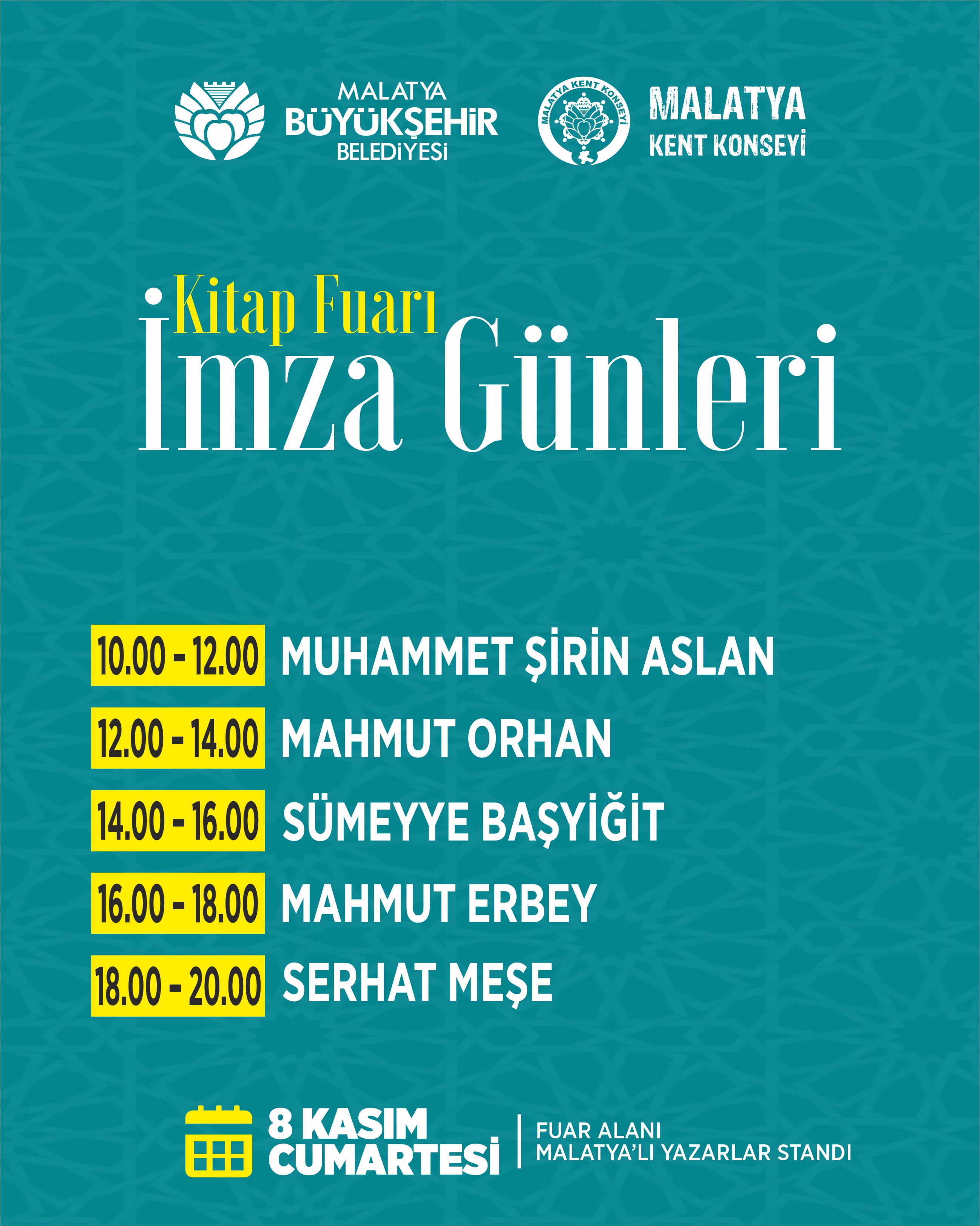 Kitap Fuarı İmza Günleri