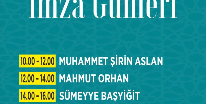 Kitap Fuarı İmza Günleri