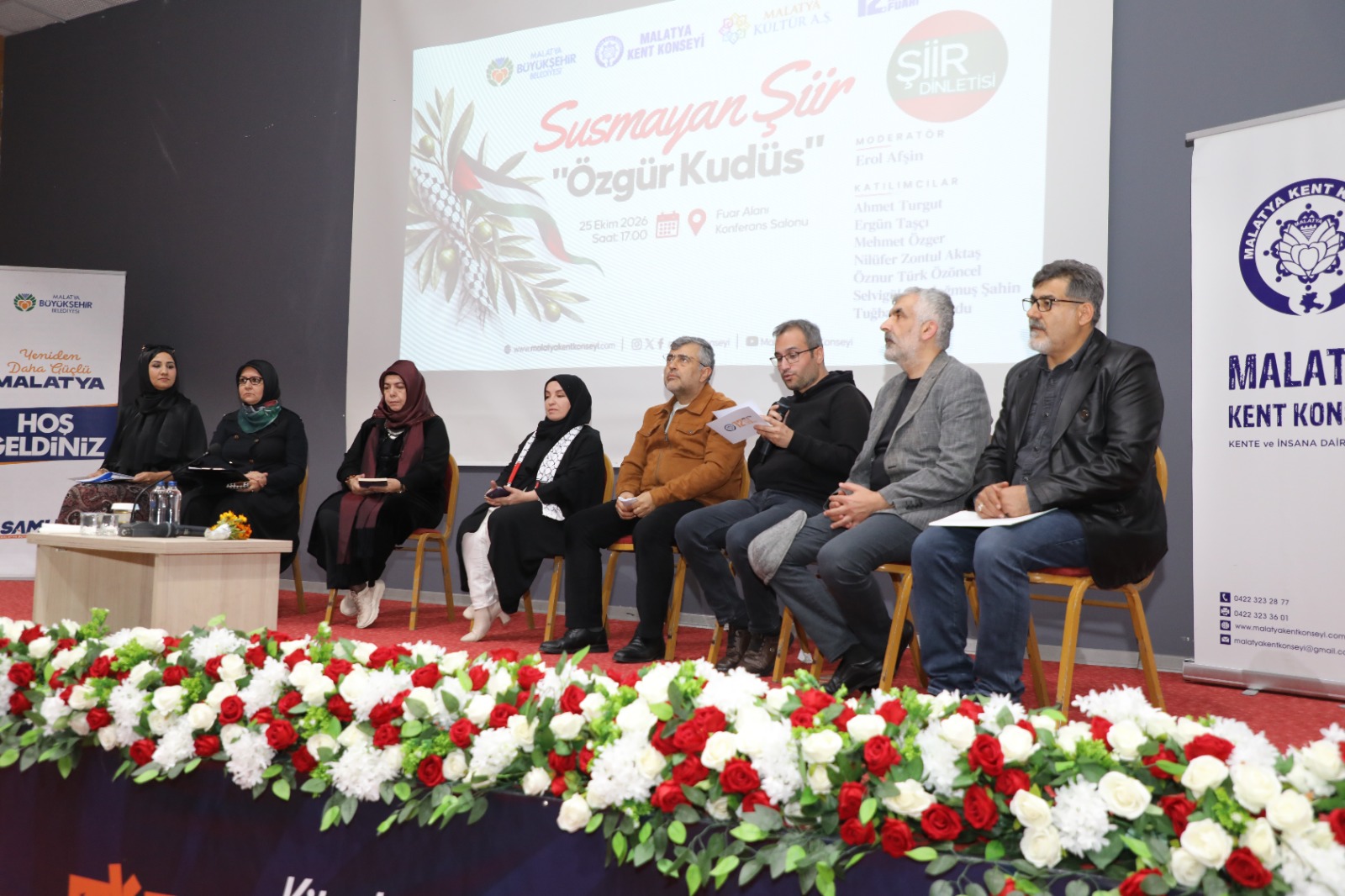 Malatya Kent Konseyi’nden “Susmayan Şiir - Özgür Kudüs” Şiir Dinletisi