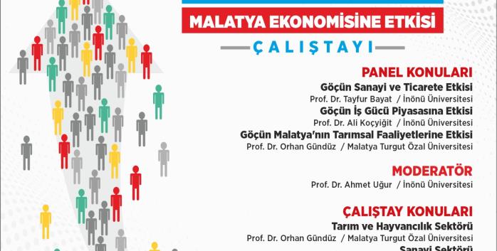 “Deprem Nedenli Göçün Malatya Ekonomisine Etkisi” Çalıştayı Düzenleniyor