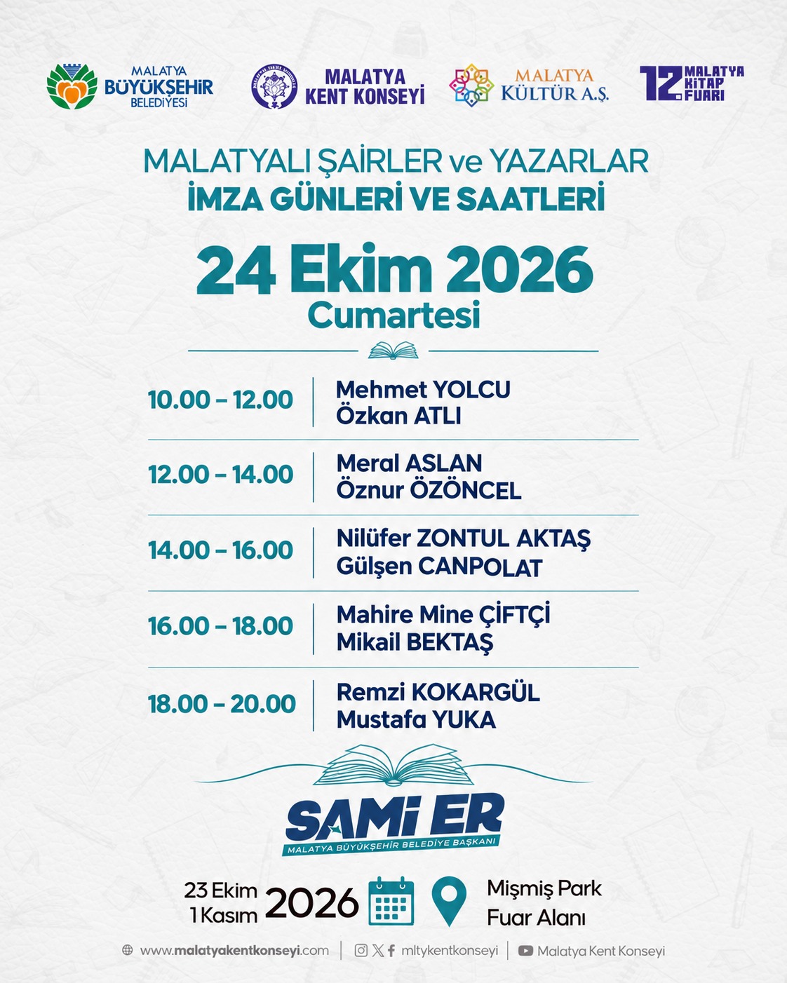 Malatyalı Şairler ve Yazarlar İmza Günleri - 2.Gün