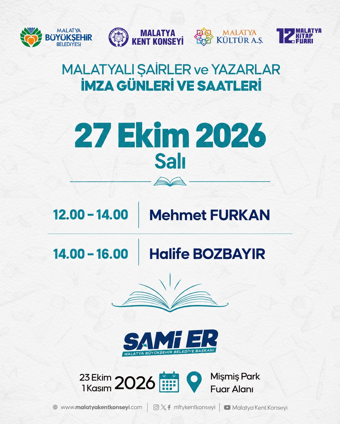 Malatyalı Şairler ve Yazarlar İmza Günleri - 5.Gün