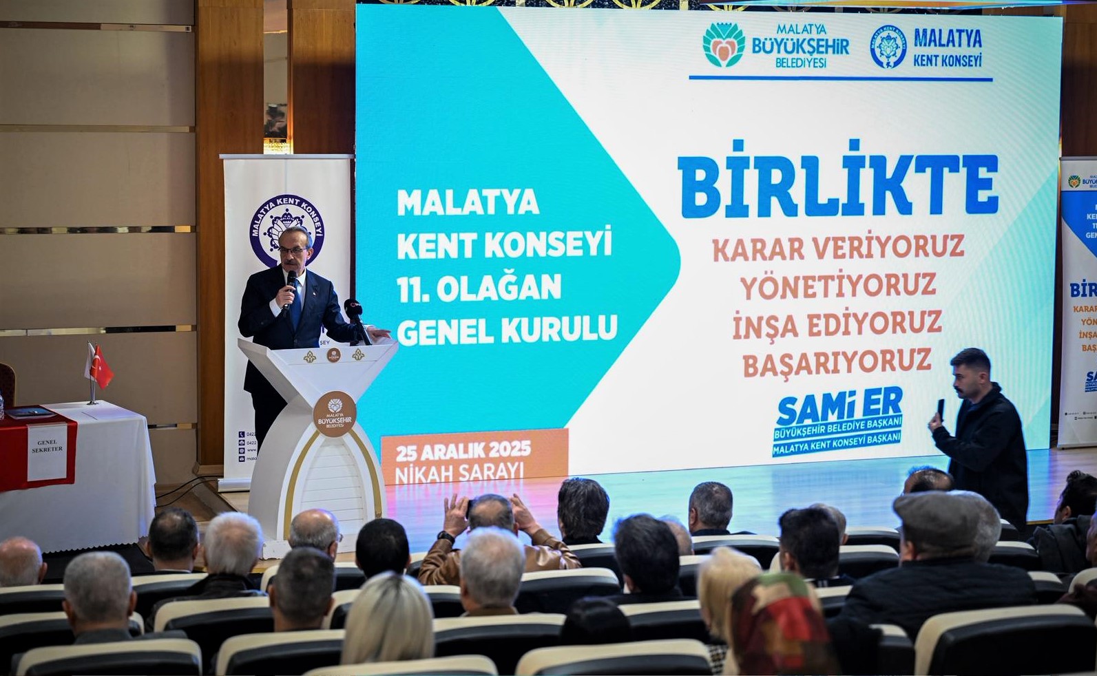 Malatya Kent Konseyi 11. Olağan Genel Kurul Toplantısını  Gerçekleştirdi