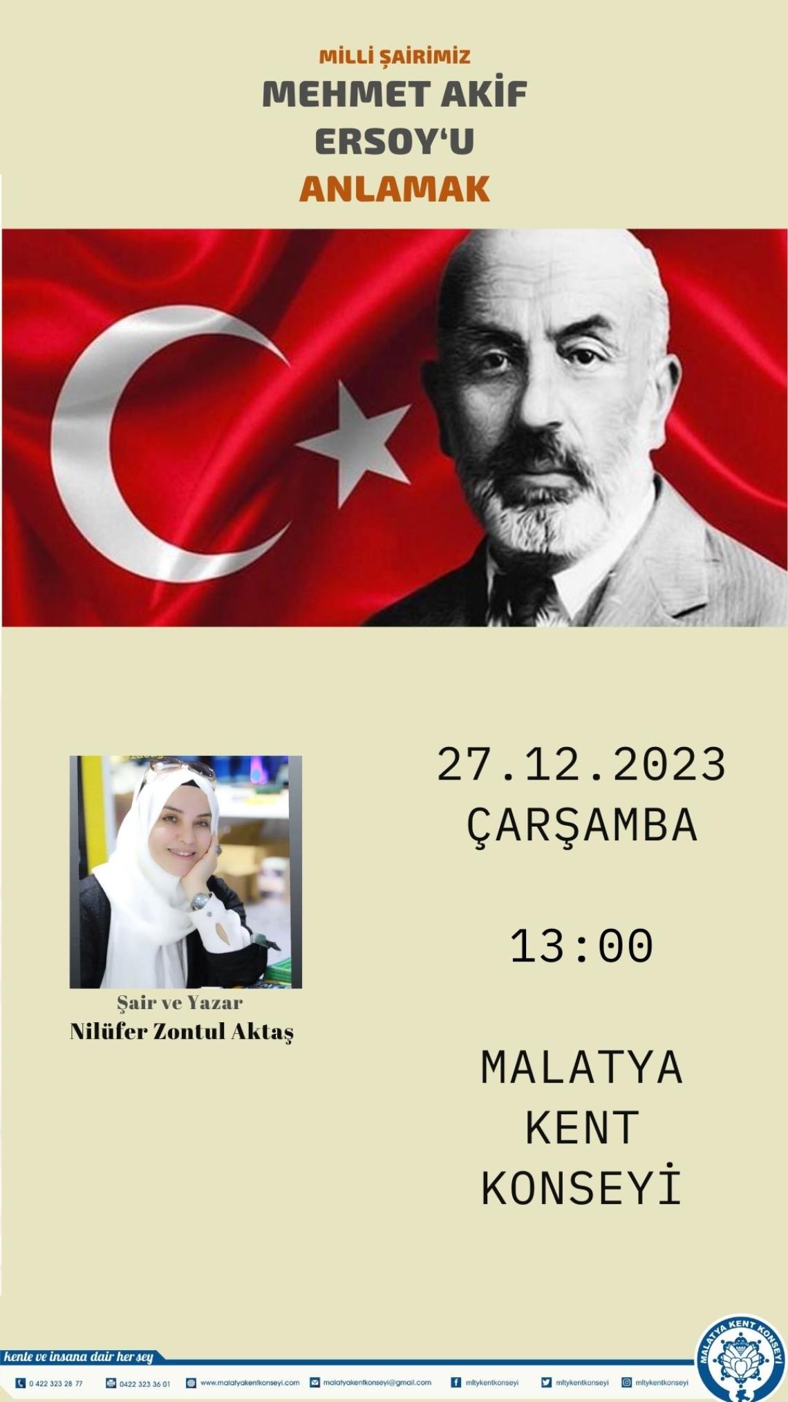 MİLLİ ŞAİRİMİZ MEHMET AKİF ERSOY'U ANLAMAK