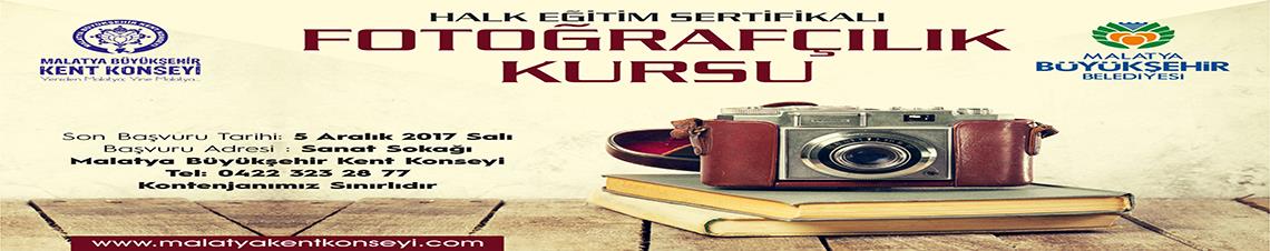 Büyükşehir Kent Konseyi Fotoğrafçılık Kursu Açıyor